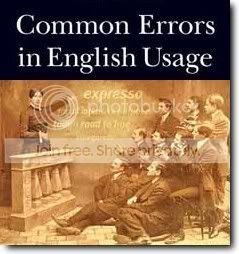 Simple explanations to common errors used in the English language - by Paul Brians
